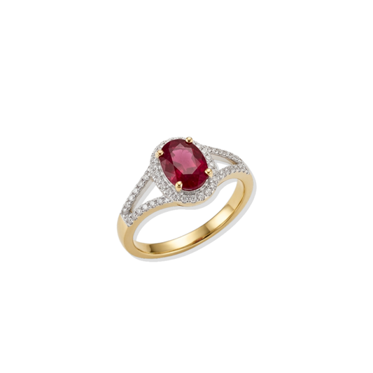 Anillo Kaia Rubi 14k