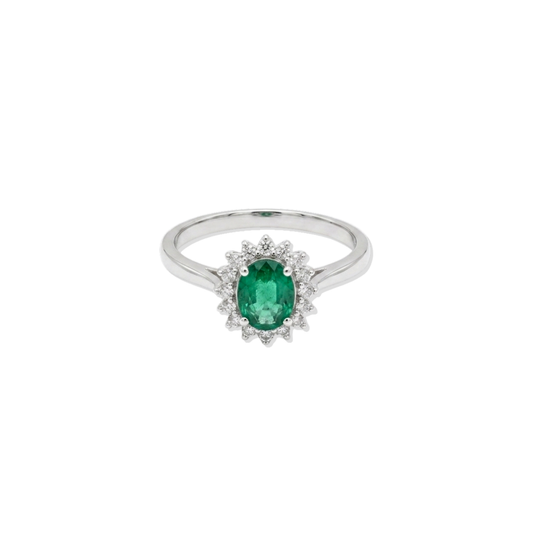Anillo Noa Esmeralda 14k