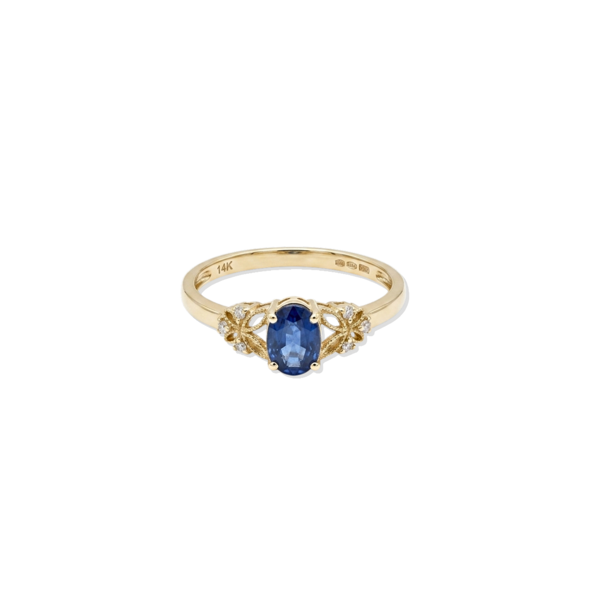 Anillo Lumi Zafiro 14K