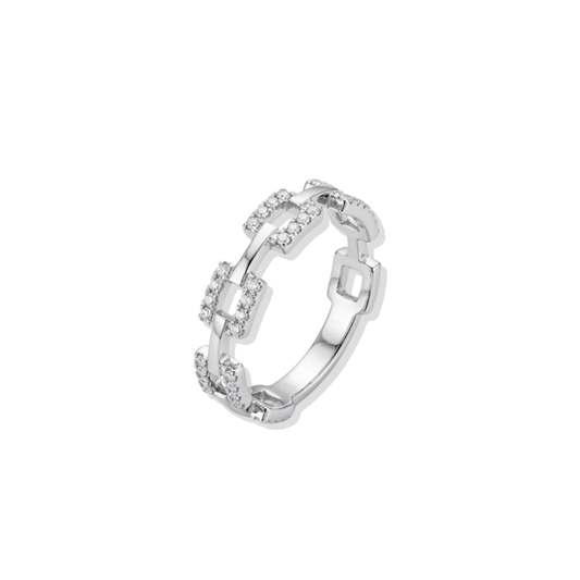 Anillo Odette Diamantes 14k