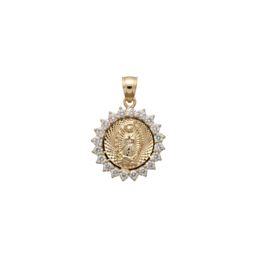 Dije medalla Virgen Guadalupe mini
