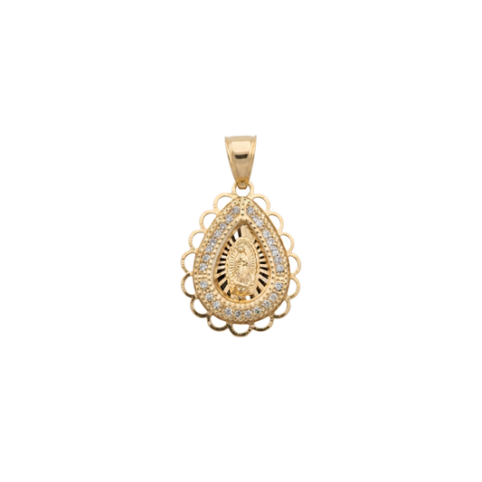 Dije Virgen de Guadalupe gota