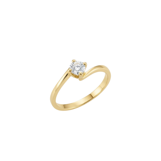 Anillo de compromiso "Camelia"