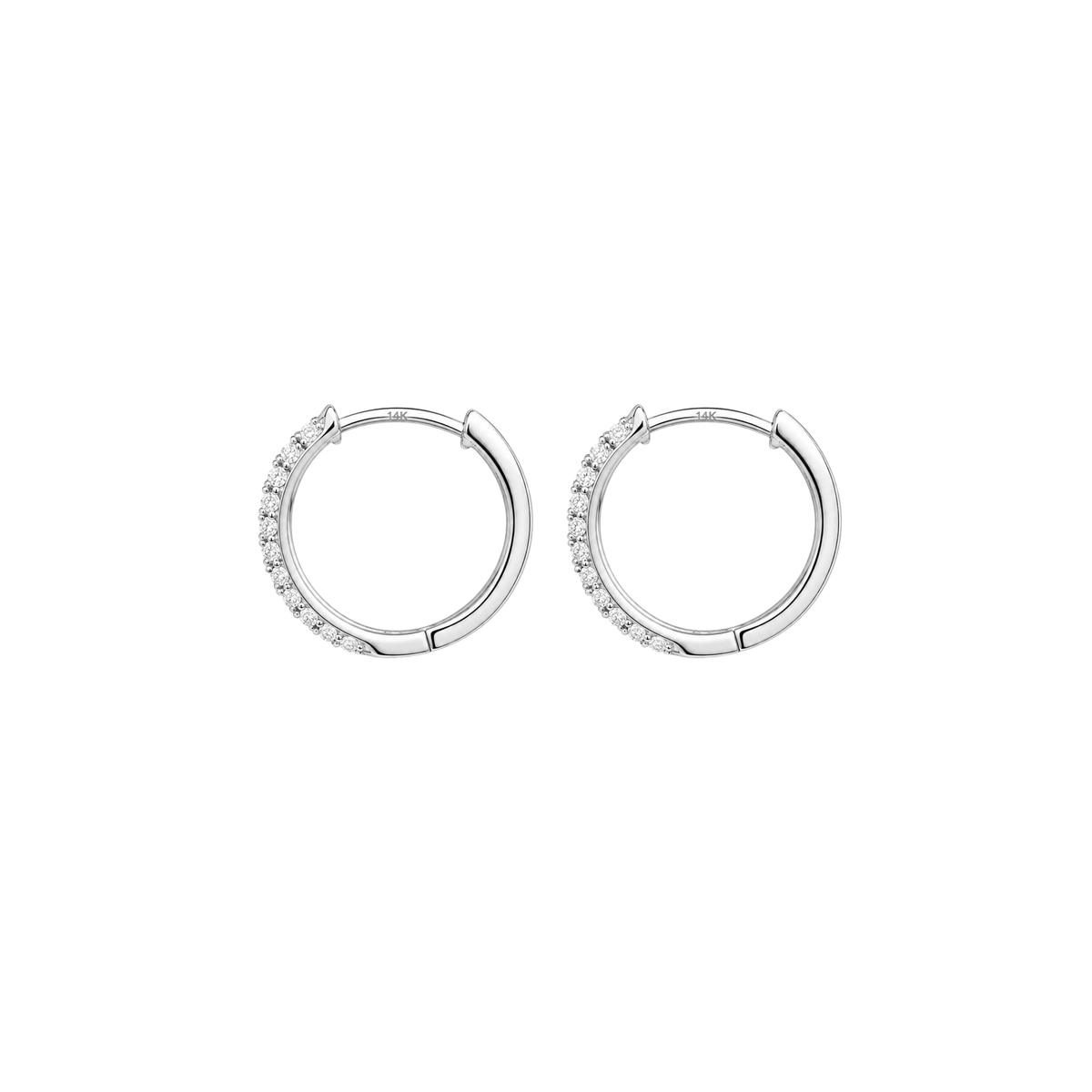Arracadas spark diamante 14k