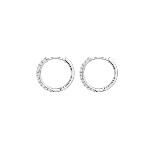 Arracadas spark diamante 14k